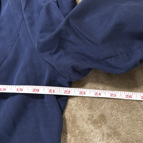 Eloquii NWT Woman’s Open Navy Lightweight Blazer - Picture 7 of 10